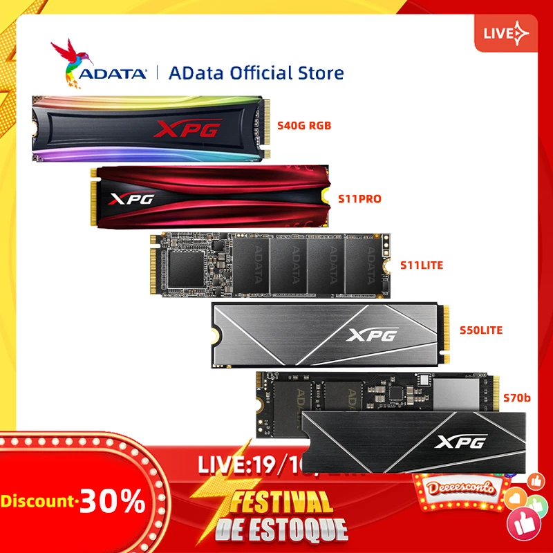 ADATA XPG GAMMIX S11 Pro M.2 SSD NVMe 512GB/1TB/2TB