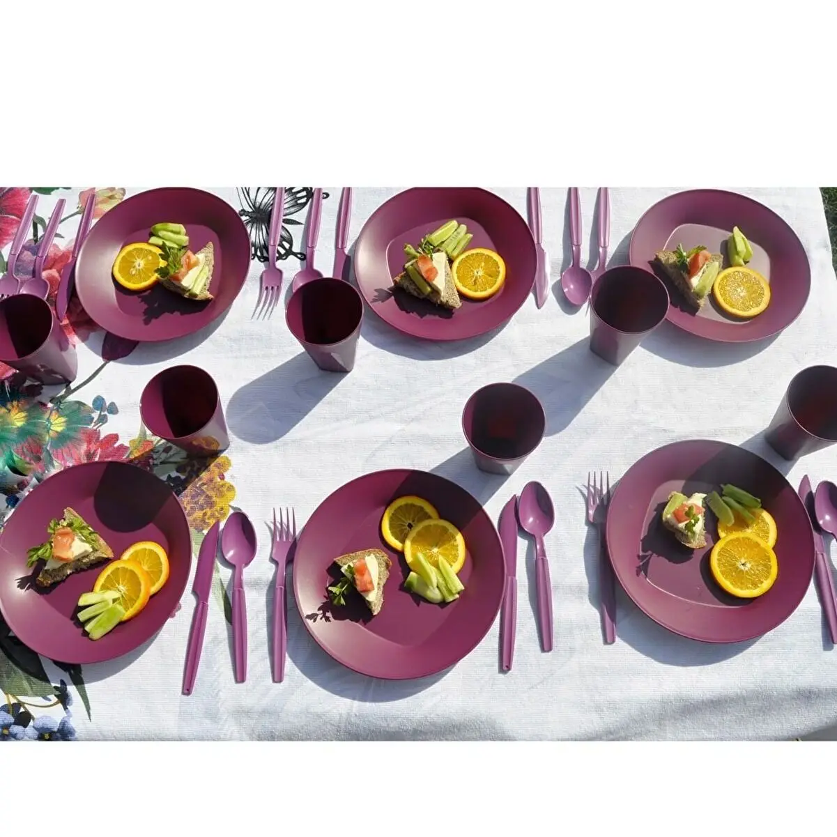 

Сумка для пикника, корзина для пикника, двухуровневый контейнер для хранения, кухонные принадлежности для кемпинга, набор из 32 шт. тарелок, вилок, ложек, чашек, лезвий и крышек