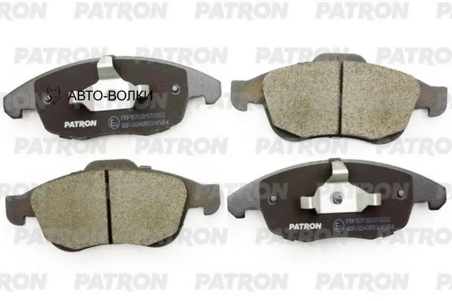 PATRON PBP1071 Колодки тормозные дисковые перед. CITROEN: C4 Grand Picasso 06- 07-