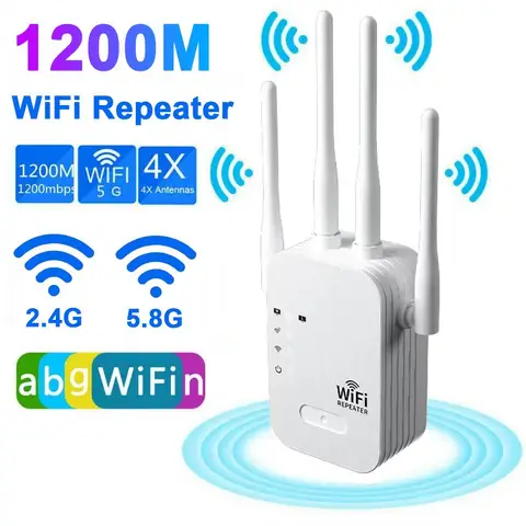 Беспроводной повторитель Wi-Fi 1200 Мбит/с
