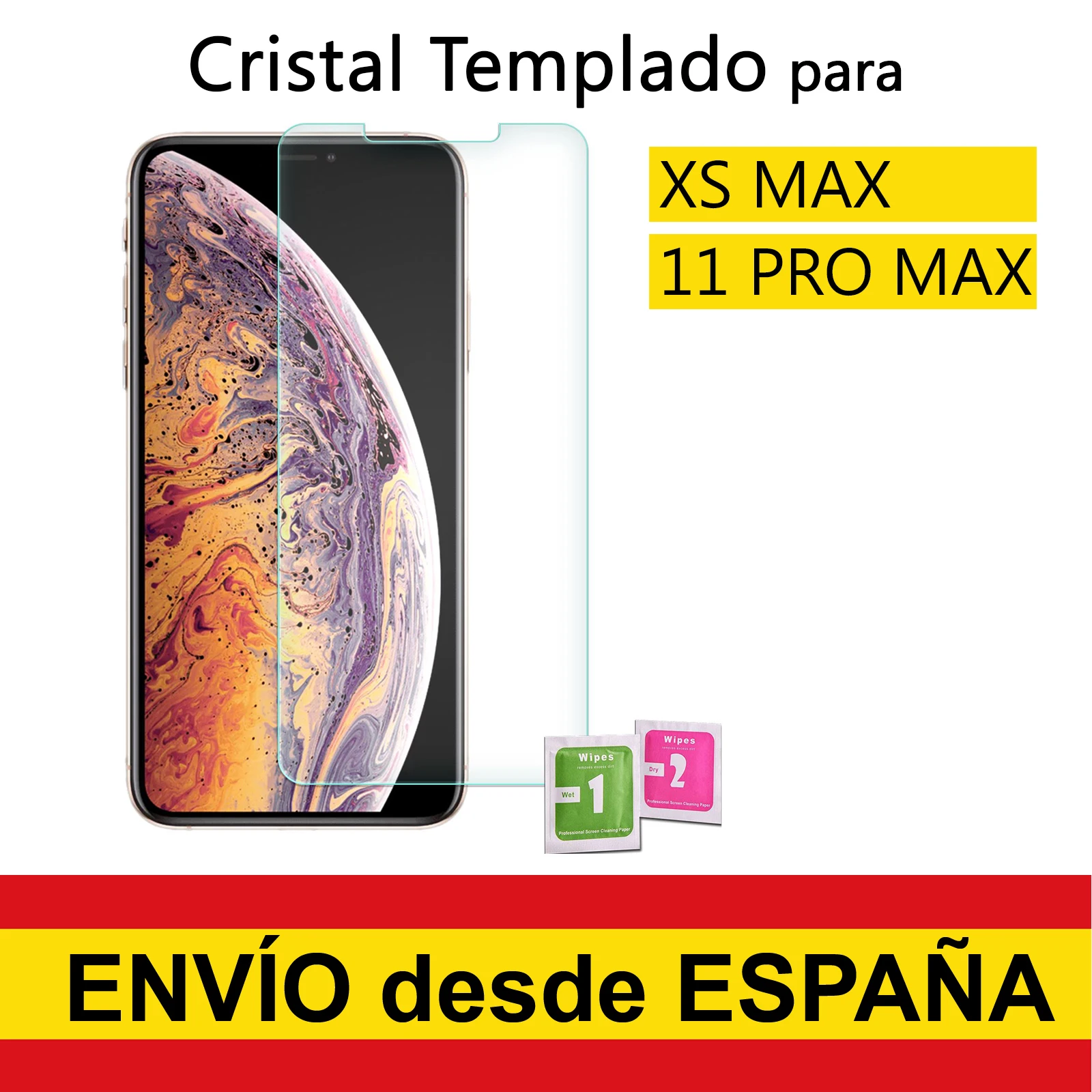 Tempered Glass Screen Protector for IPHONE XS MAX/11 PRO MAX Premium Quality 9H 0.33mm