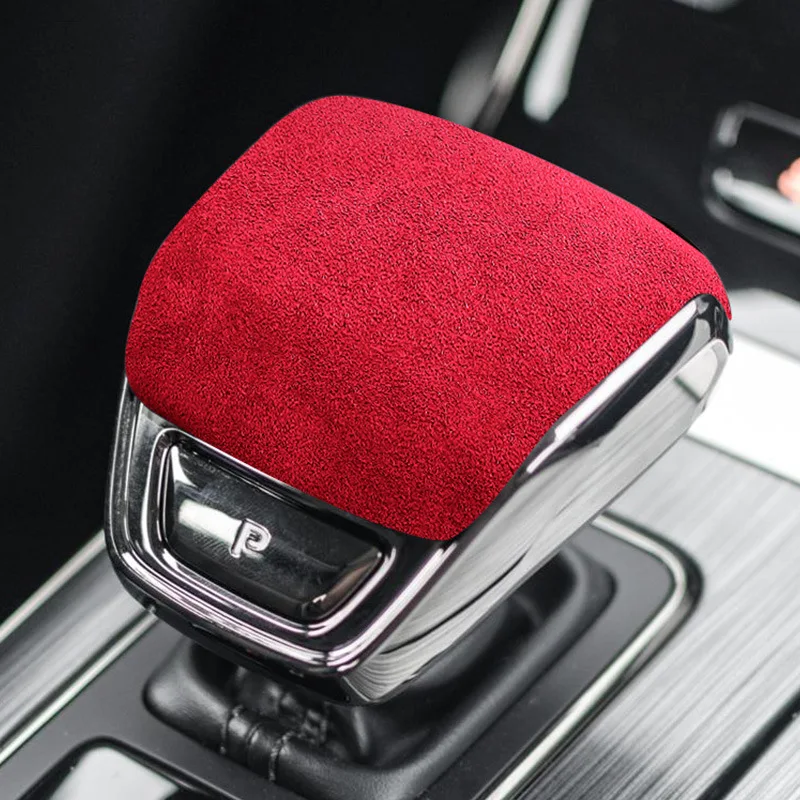 Замша кожаная Автомобильная рычаг переключения передач ручка аксессуары для