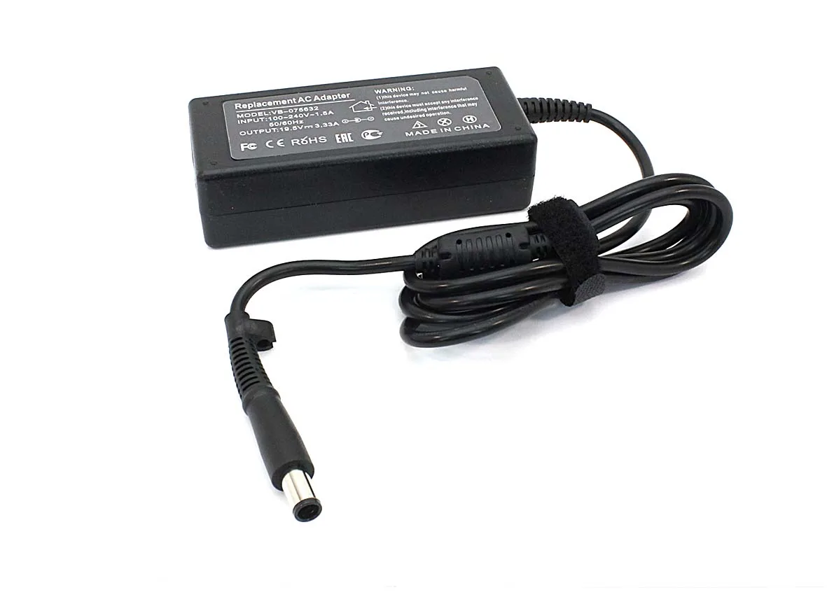 Блок питания (сетевой адаптер) для ноутбуков HP 19.5V 3.33A 7.4x5.0 OEM |