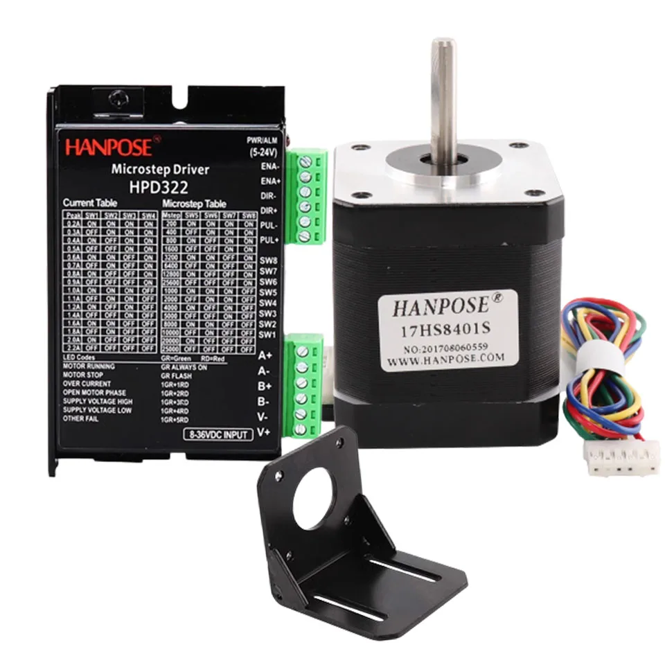 Новый 42 Шаговый двигатель Nema17 крутящий момент 55 нсм высота 48 мм гравировальная