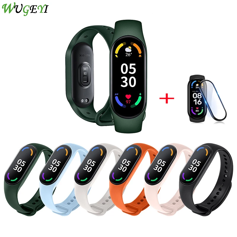 

Watch Strap for Xiaomi Mi Band 7 6 5 Wristband Silicone Bracelet Wrist Straps for Mi Band 7 band 6 band 5 Smartwatch Accessories