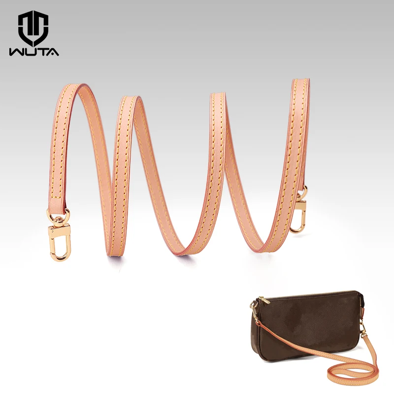 Купи WUTA 100% Genuine Leather Detachable Bag Strap Double Buckle for LV Bags Shoulder Strap Handbag Strap Belt Replace Accessories за 692 рублей в магазине AliExpress