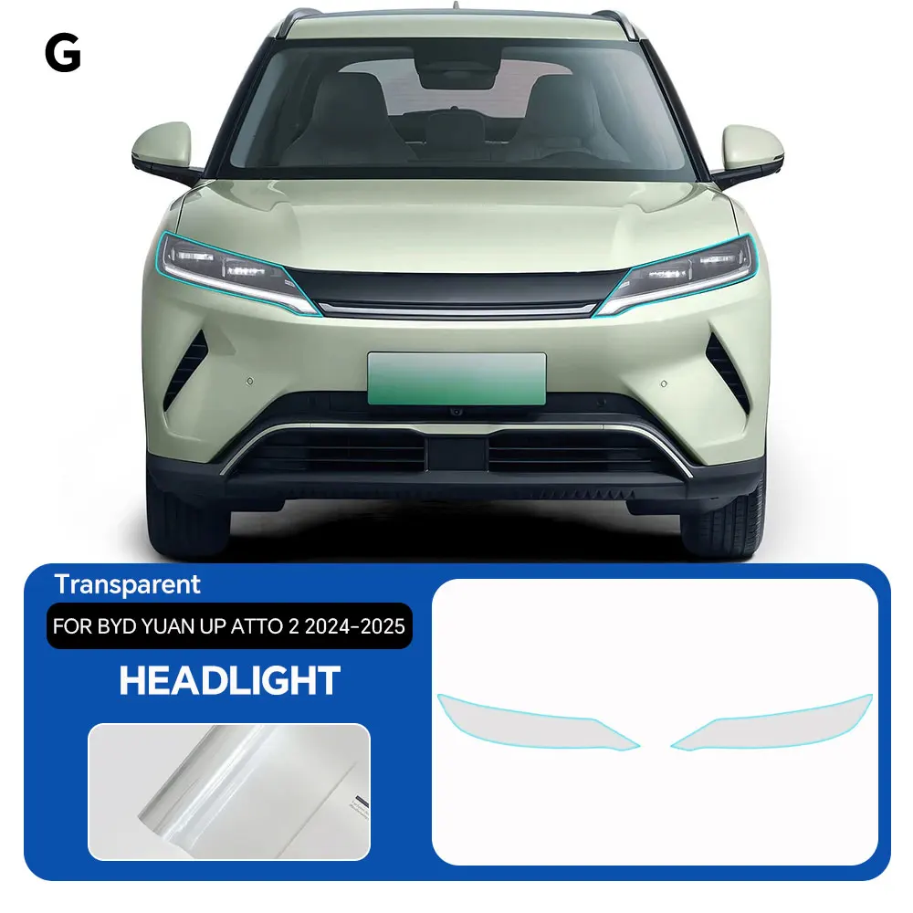 

Автомобильная пленка заднего вида для BYD YUAN UP ATTO 2 2025 B C Pillars PPF ТПУ Автомобильная защитная пленка Прозрачная наклейка на кузов Защита краски