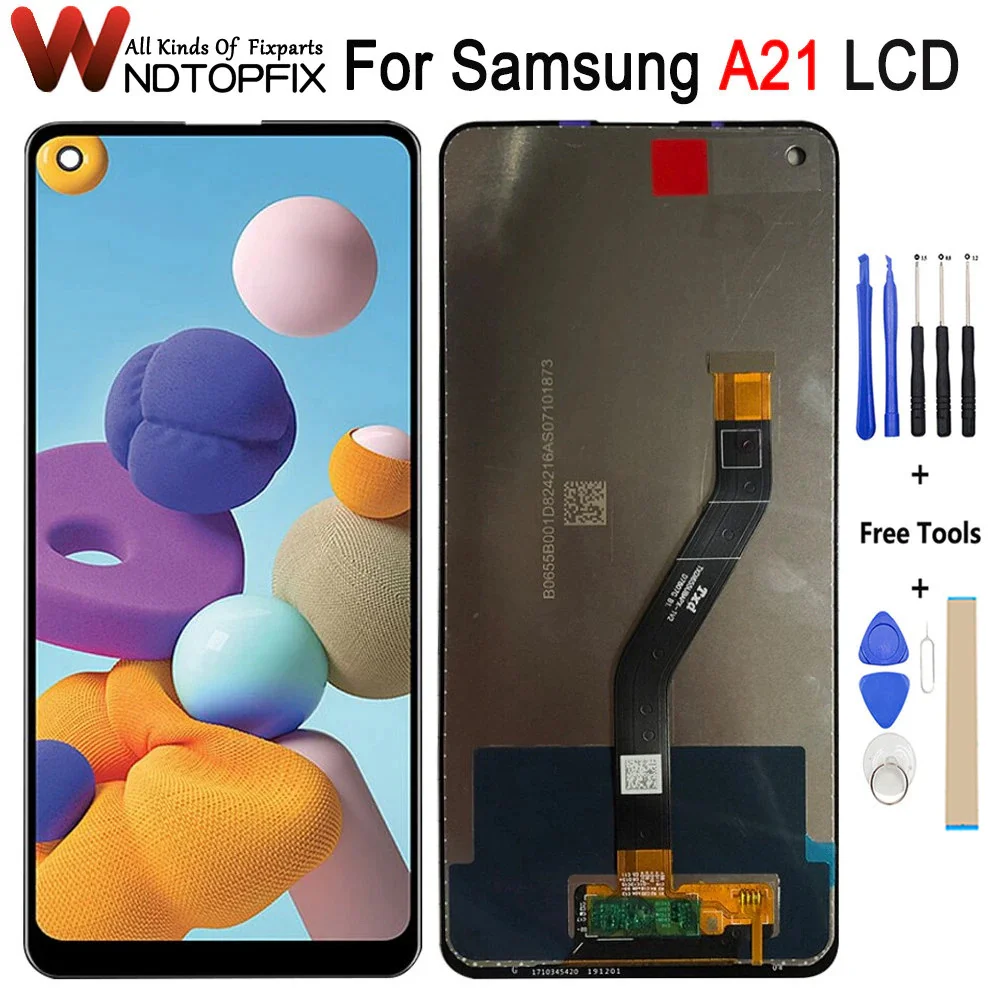 

6.5" For Samsung Galaxy A21 2020 LCD A215 SM-A215U A215U1 Screen Display Digitizer Assembly Replacement Part For Samsung A21 LCD