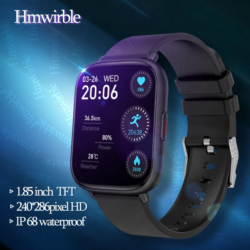 

1.85'' Full Touch Smart Watch Men 2022 Android Ip68 Blood Pressure Digital Watches Q9 Pro Gt 2 Smartwatch Women for Xiaomi Ios
