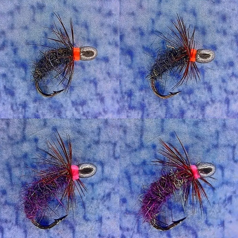 16 шт. Мушки на крючке SCUD № 12 Артикул ГМ – 106