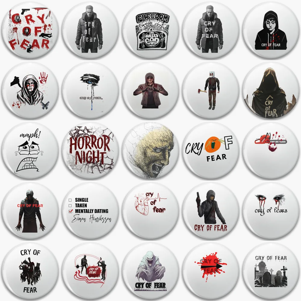 Значок Simon Henriksson из страха и брошь-значок в виде героя значок-брошь стиле плача