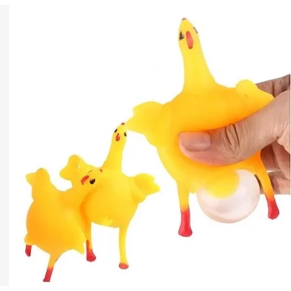 

Novidade 2023 Chaveiro Galinha de Apertar ovo Squishy Fidget Toy Anti Estresse Relaxante