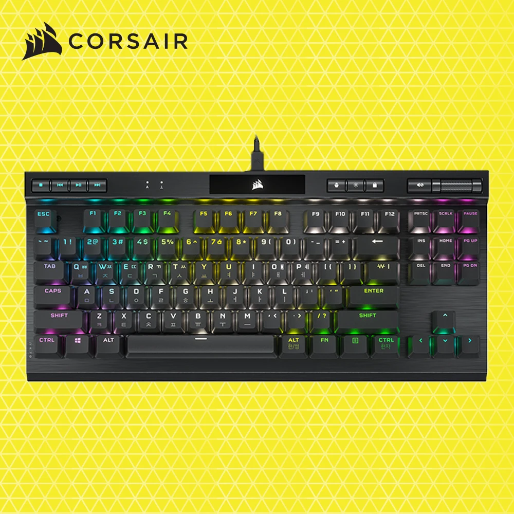 Игровая механическая клавиатура Cursair K70 RGB TKL Tenkis Mine Axis (Официальный