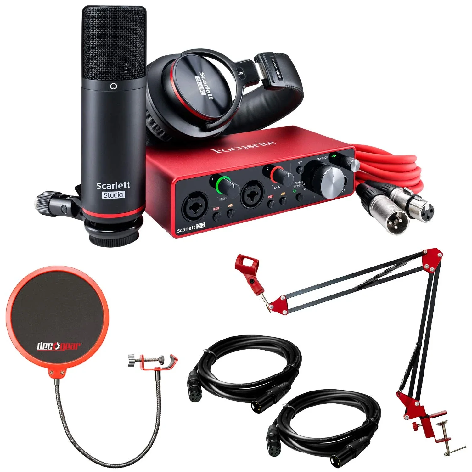 

Focusrite Scarlett 2i2 Studio (3rd Gen) USB Audio Interface and Recording Bundle with Pro Tools