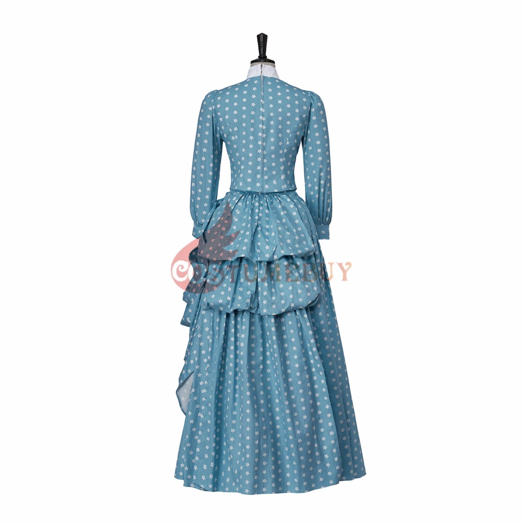 Костюм-Брука из позолоченной эпохи винтажное платье Нью-Йорка 19-го века бальное