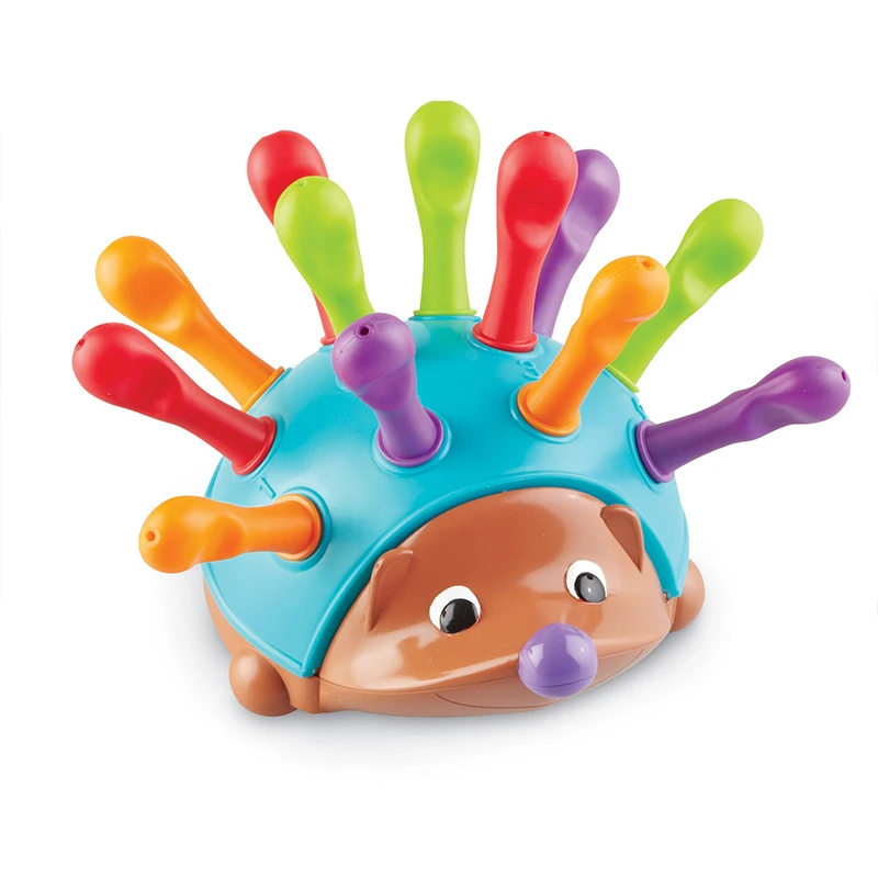 

Kids Fine Motor Hand-Eye Coordination Fight Inserted Hedgehog Preschool Toys Baby Educational Toy for Toddlers Montessori Toys