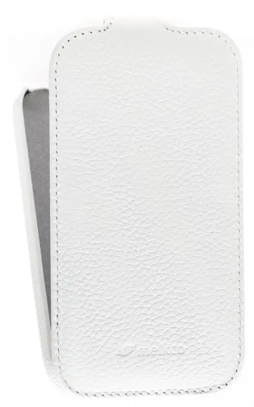 Кожаный чехол для HTC Desire SV / T326e Melkco Leather Case - Jacka Type (White LC)