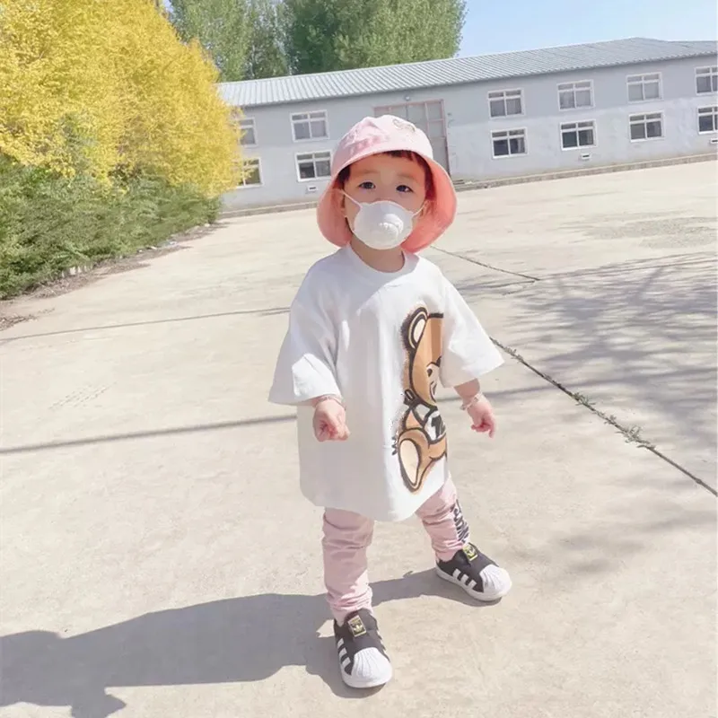 

kids leggings cotton quarter pants MO BU BA