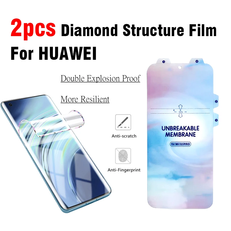 

Гидрогелевая пленка для HUAWEI P50 40 30 Nova 7 8 9 Pro Mate 20 30 40 RS, защитная пленка для экрана Honor Magic 3 Pro Plus, мягкая пленка, 2 шт.
