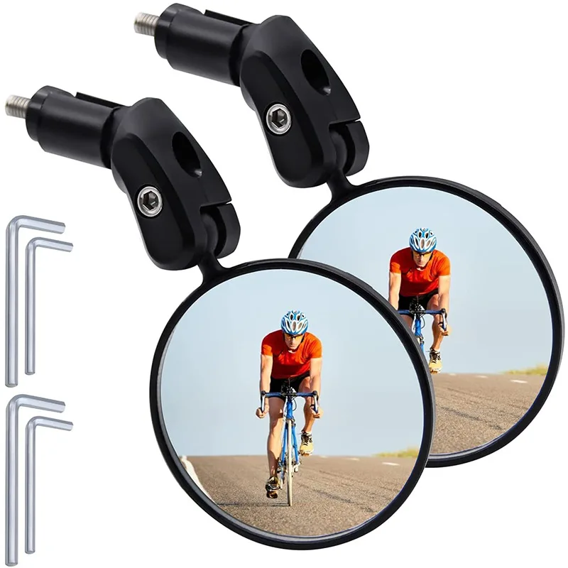 

1/2PCS Universal Bicycle Rearview Mirror Adjustable Rotate Wide-Angle Cycling Rear View Mirrors For MTB Road Bike Accessories