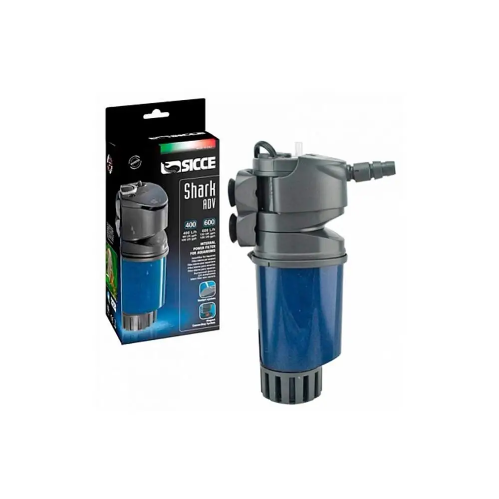 Фильтр внутренний Sicce SHARK ADV 400 л/ч /для аквариумов от 60 до 130 л./