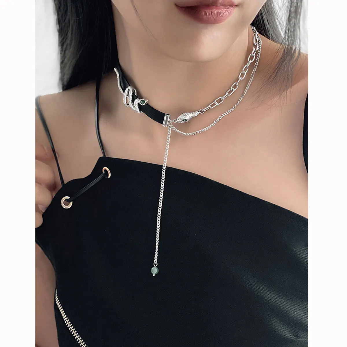 Акриловая смола прозрачная подвеска в виде сердца розы металлическая цепочка