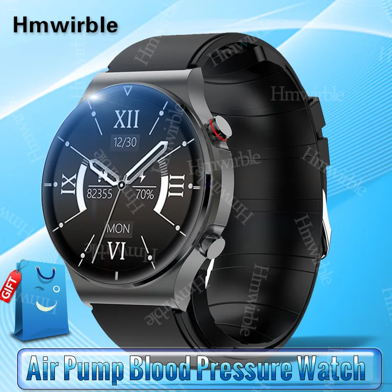 

2022 New 46mm Smart Watch Men Air Pump Type Blood Pressure Oxygen Watches Ip68 Waterproof Smartwatch For Andriod Ios Xiaomi Men