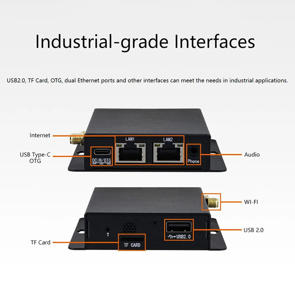 RK3308B Промышленный мини-ПК четырехъядерный процессор LoT 64-разрядный Cortex-A35 частота