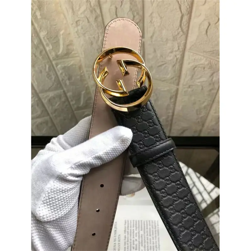 Мужской Ремень Из Высококачественной Натуральной Кожи В Стиле GUCCI Копия 1:1 С