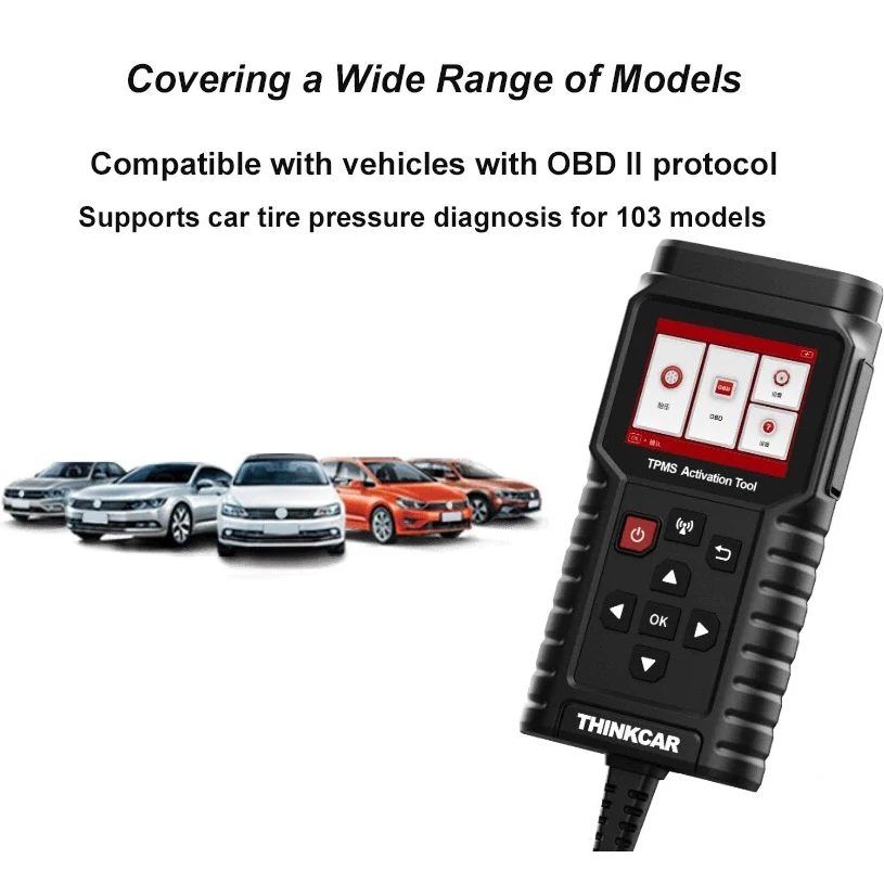 ThinkCar TP T90 TPMS Инструмент активации THINKTPMS OBD2 Автомобильный диагностический