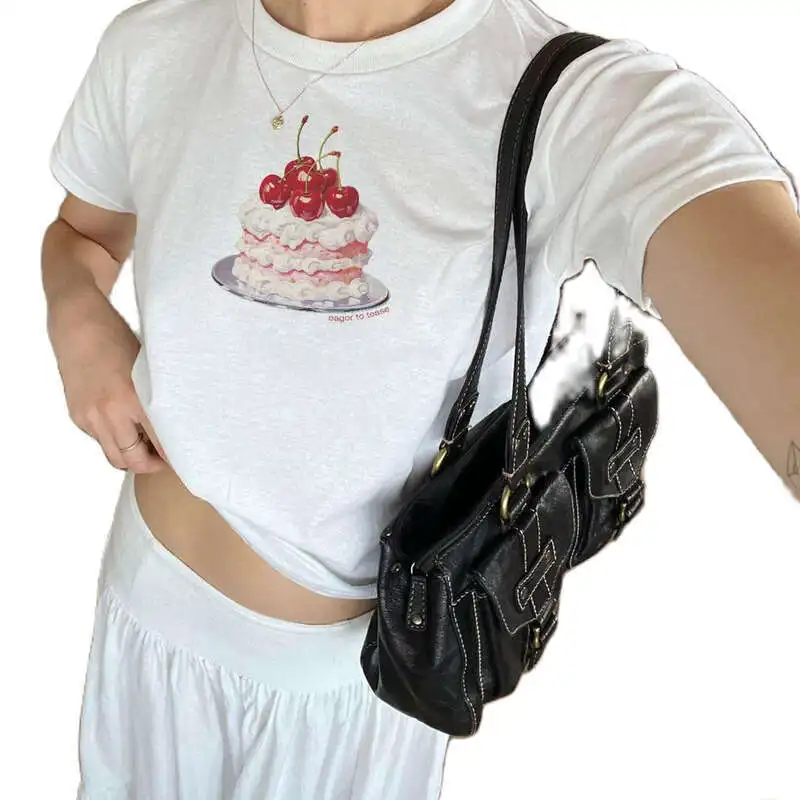 Женский Пиджак Красивый Принт Хлопчатобумажная Футболка.