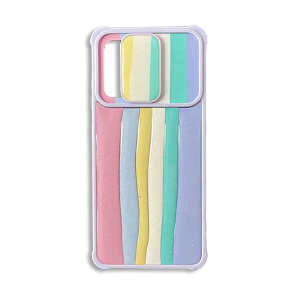 

Samsung A32 Lens Protection Colorful Silicone Phone Case