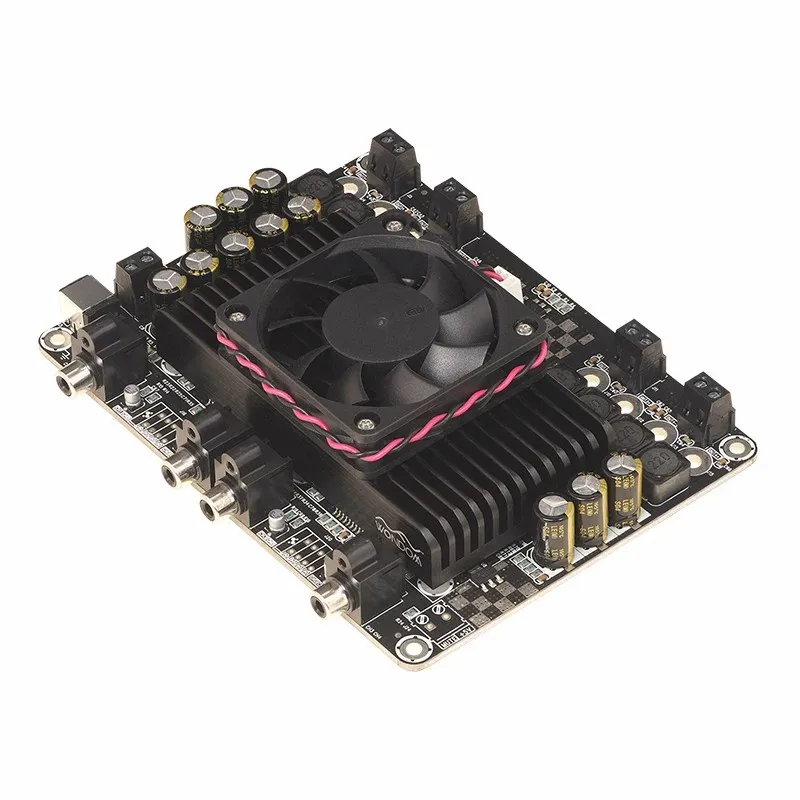 Berrybak 4x100 Вт 4 Ом 4CH плата аудиоусилителя класса D-T-AMP для домашнего динамика DIY