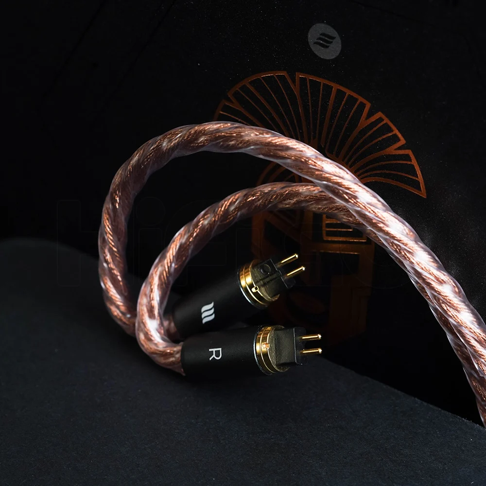 Фото Effect Audio Signature Series II Ares S II 8-проводной кабель для наушников 2-контактный 0,78 ConX Сменный разъем Профессиональный кабель IEM №3
