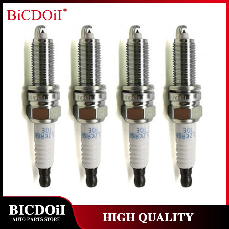 

4-6Pcs 18844-10060 SILKR6C10E Iridium Spark Plug For Hyundai Kia Morning Picanto Stonic 2017~2022 1884410060 Ignition Candles