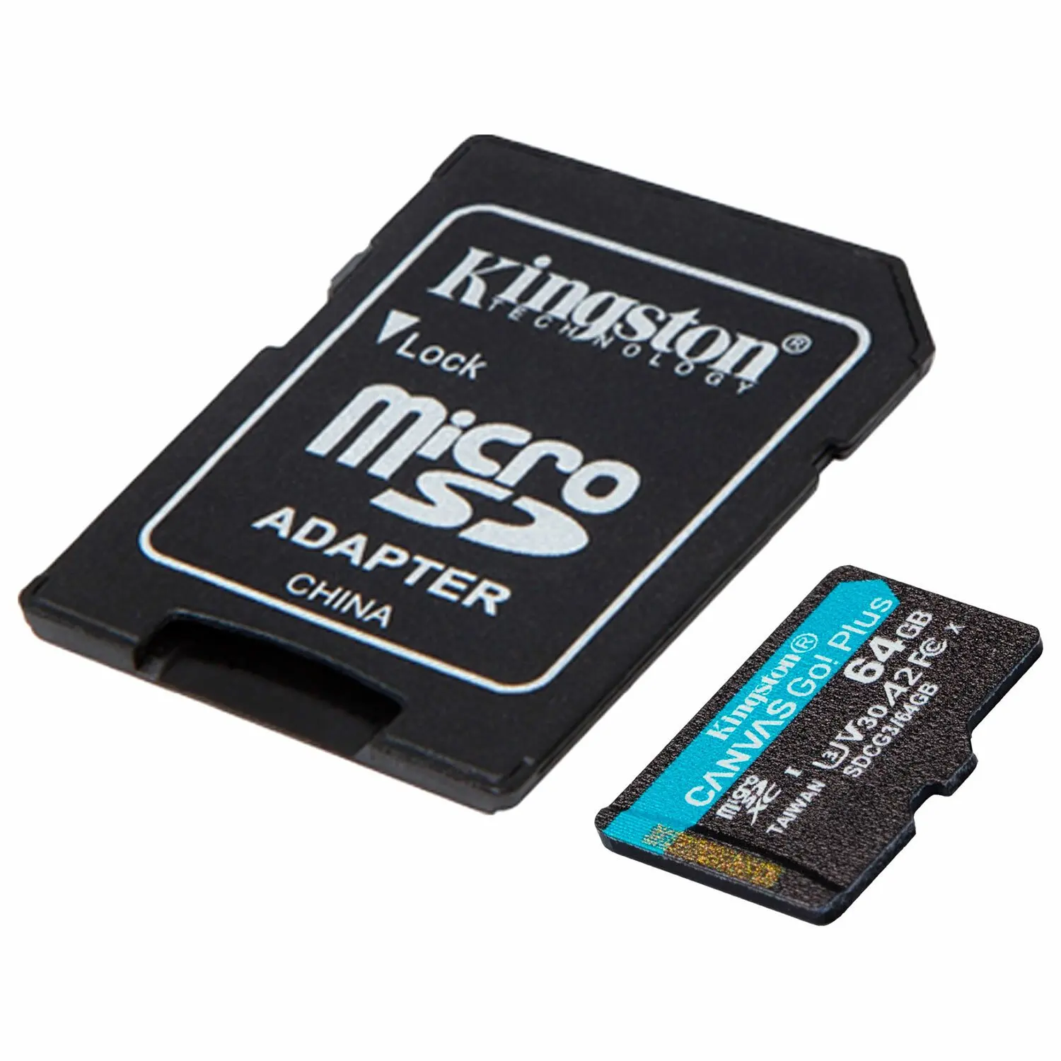 Memory card microSDXC 64GB Kingston canvas go plus UHS-I U3 170 MB/s (Class 10) sdcg3/64GB | TV Stick