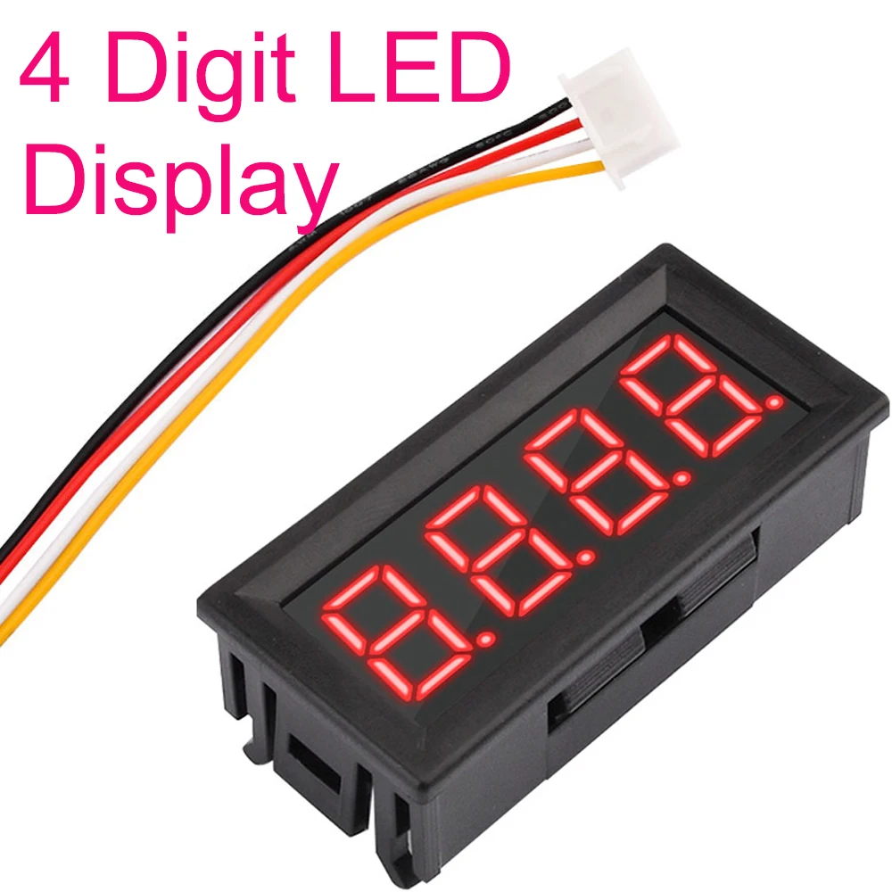 

4 Digit 7 Segment LED Display Module RS485 0.56 LED Display ASCII Modbus Display Panel PLC Communication MODBUS