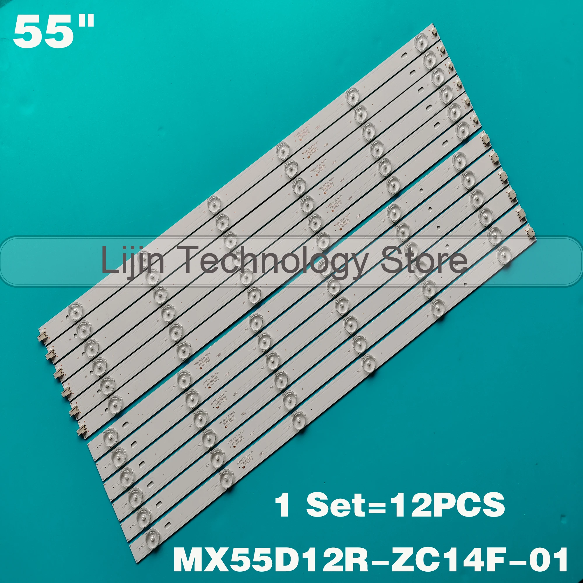 Светодиодная лента для подсветки 55MH303ANTS F55D8000K LED 55G10 светодиодный 55G300 MX55D12L Φ 303MX550036, 12 шт.