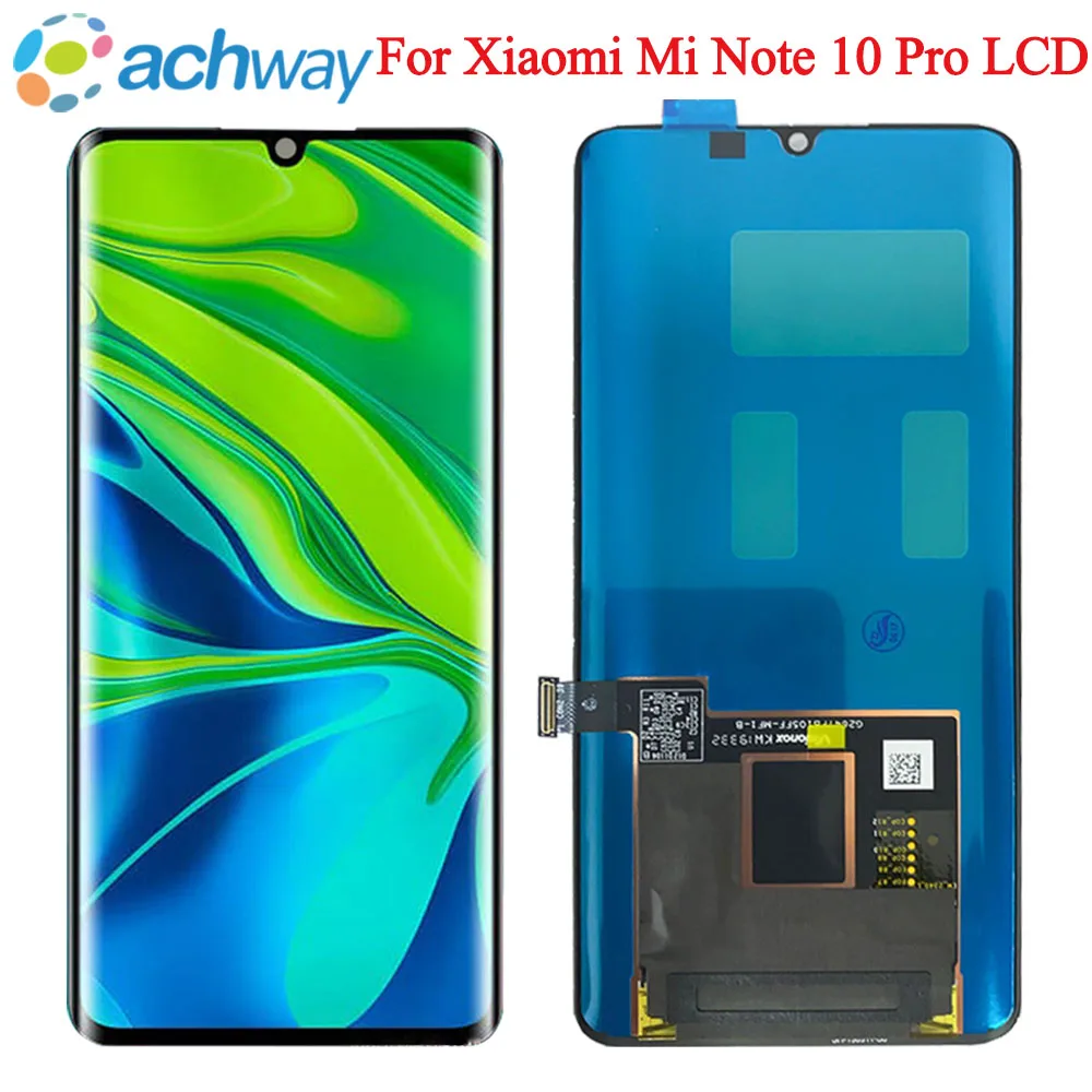 ЖК-дисплей с сенсорным экраном и дигитайзером в сборе для Xiaomi Mi Note 10 Pro, ЖК-дисплей для Xiaomi Mi CC9 Pro, ЖК-дисплей