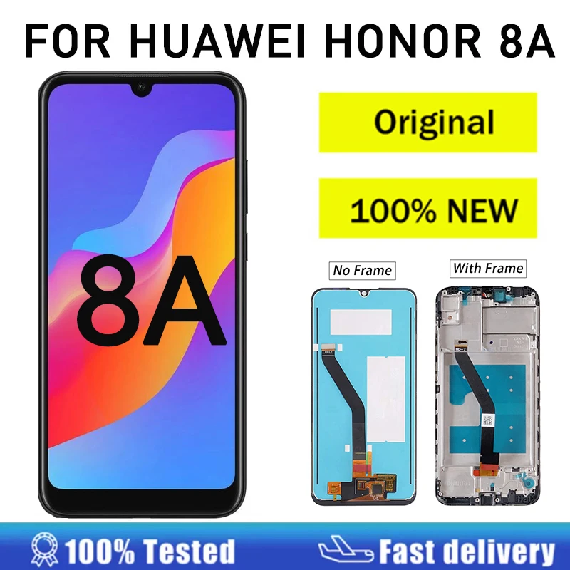 

Оригинальный ЖК-дисплей для Huawei Honor 8A, сменный сенсорный экран для Honor 8 A Pro/Prime JAT-L29/LX1/LX3, экран, запасные части