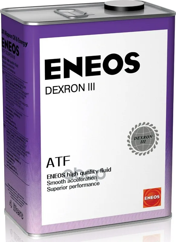 Eneos Atf Dexron-Iii (4l)_жидкость Гидравл.! Синтdexron Iii, G 34088 Allison C-4, Sp Iii ENEOS арт. OIL1309