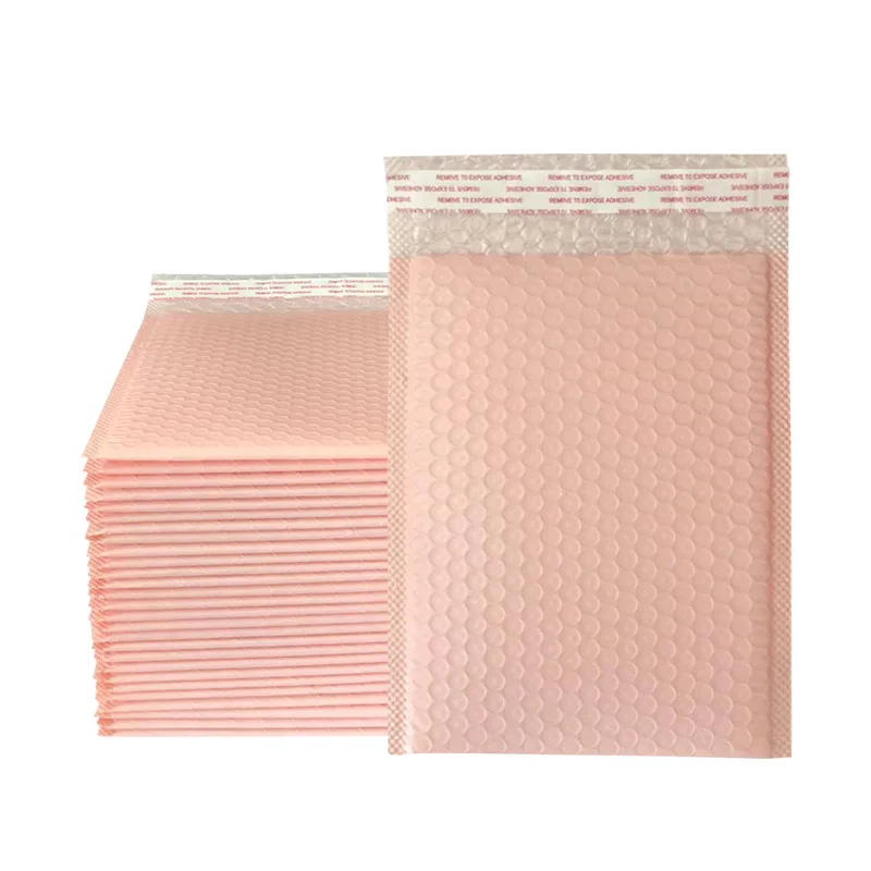 

Bubble Mailers Pink Poly Bubble Mailer Self Seal Padded Envelopes Gift Bags 5PCS Black/Green Packaging Envelope Bags For Book