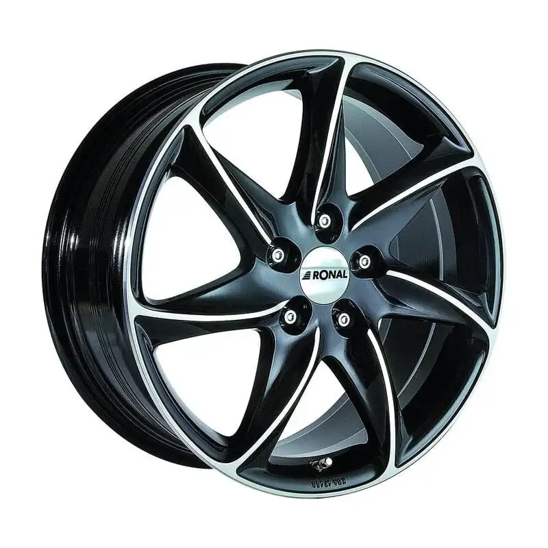 Колесный диск литой Ronal R51 jetblack-frontkopiert 8x17 ET33 - LK5/108 ML76