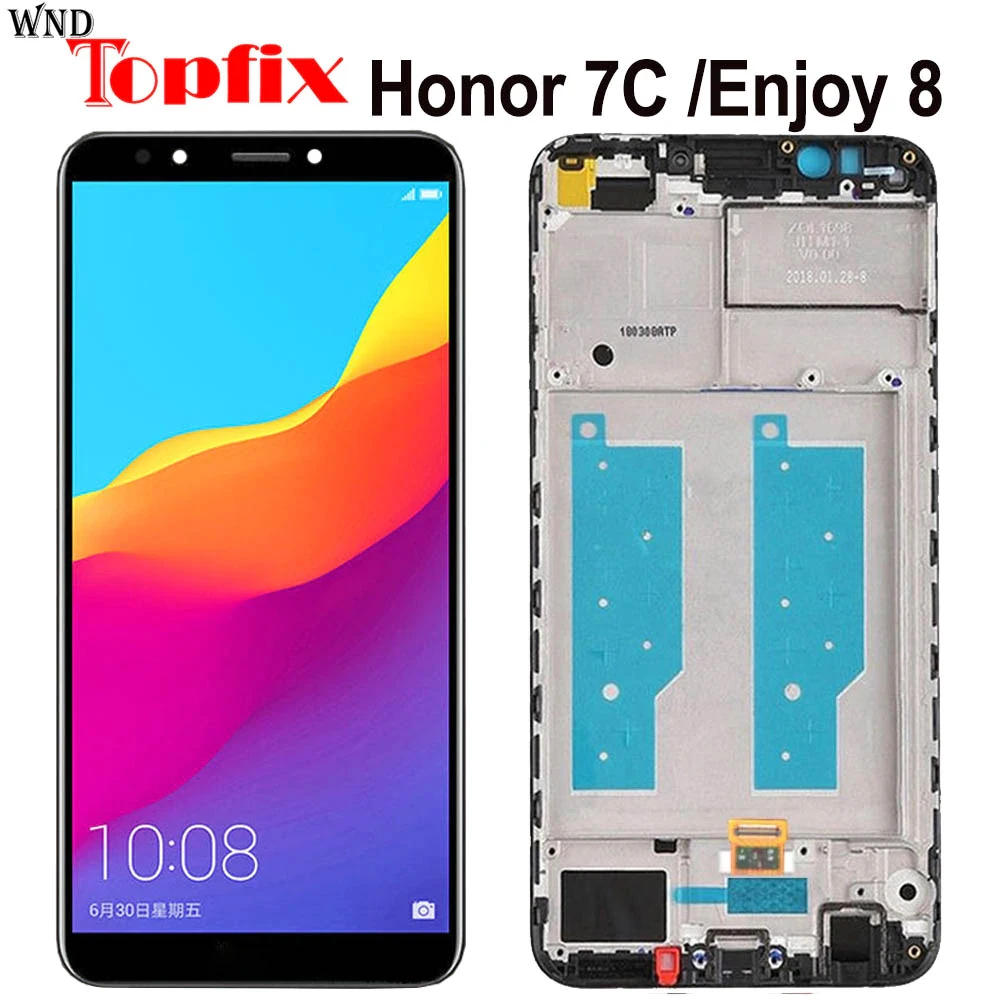 

100% Tested For Huawei Honor 7C Pro LCD Display Touch Screen LND-L29 LND-AL30 LND-AL40 5.99" For Honor 7C LCD With Frame