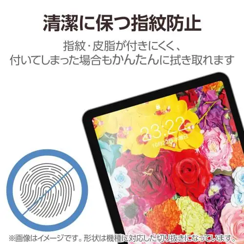 Защитная пленка ELECOM для iPad A17 Pro mini7 mini6 с защитой от отпечатков пальцев