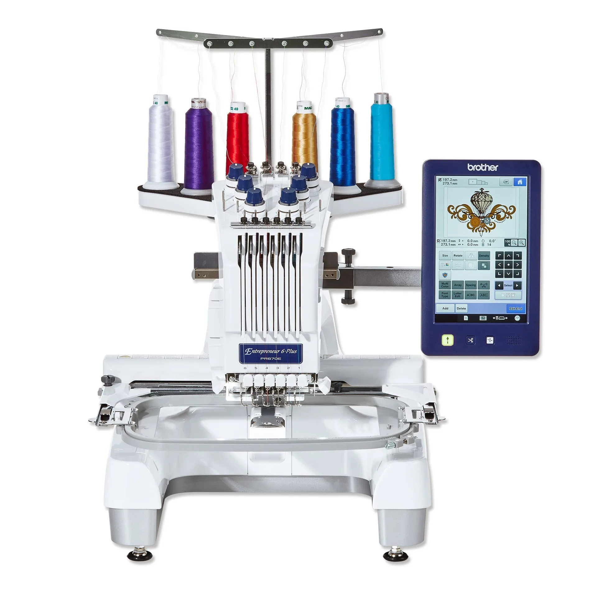 

Best Deal Buy 2 Get 1 Free PR670E 6-Needlle Home Embroidery Machine