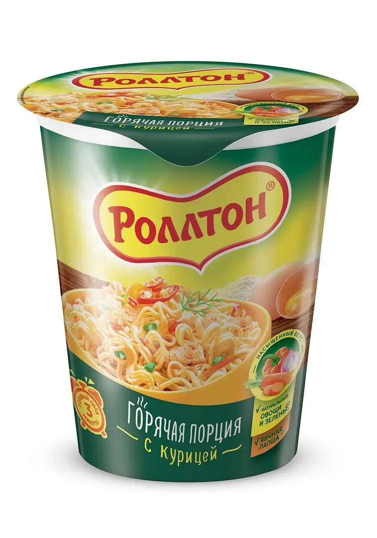 Лапша Роллтон с курицей стак 7