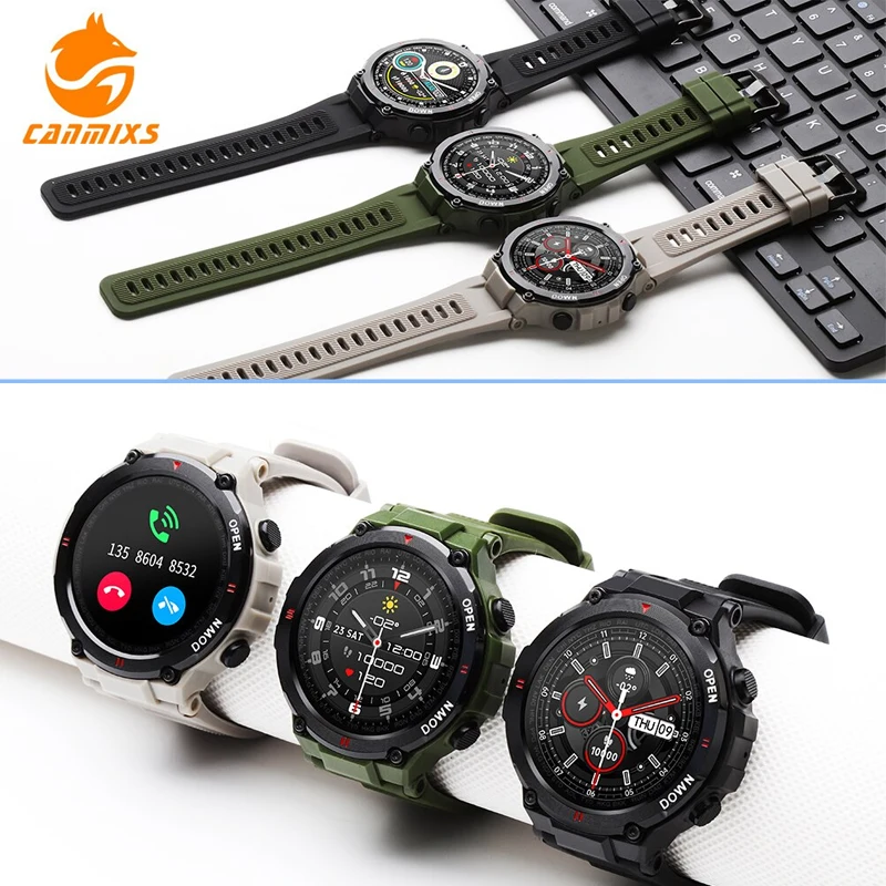 

Canmixs K22 smart watch strap bracelets for K22 Smartwatch Green Replacement