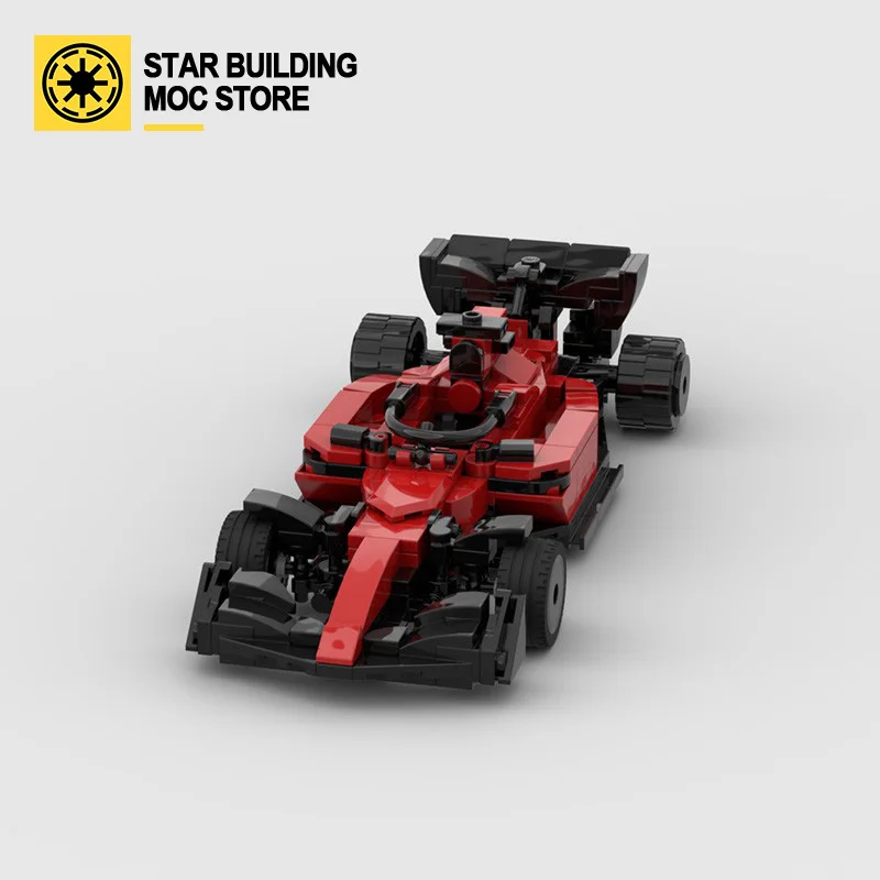

MOC blocks are suitable for lego 8 cars ferrari F1 formula car assembly speed series boys match speed champion