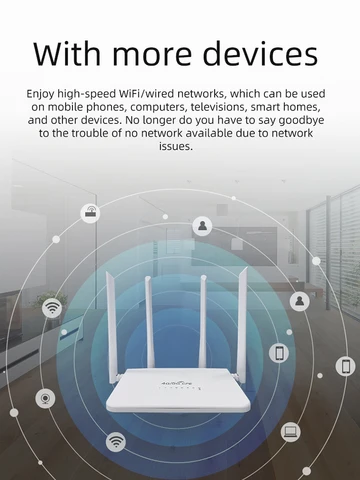 Wi-Fi-маршрутизатор 150/50 Мбит/с, слот для SIM-карты, зарядка типа C, большая площадь Wi-Fi, охват с 4 антеннами, беспроводной модем, 4G-маршрутизатор